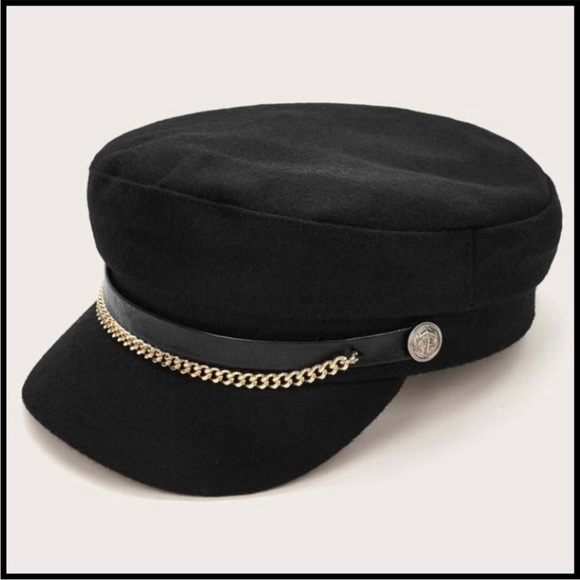 Accessories - Cabbie Chain decor  cap hat